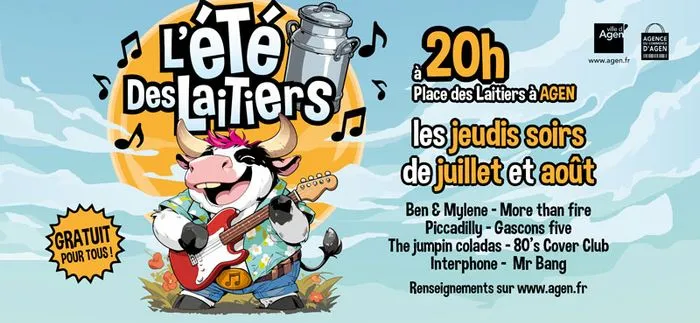 L'été des Laitiers - Crédit: Ville d'Agen | CC BY-NC-ND 4.0
