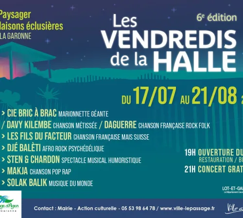 Les Vendredis de la Halle