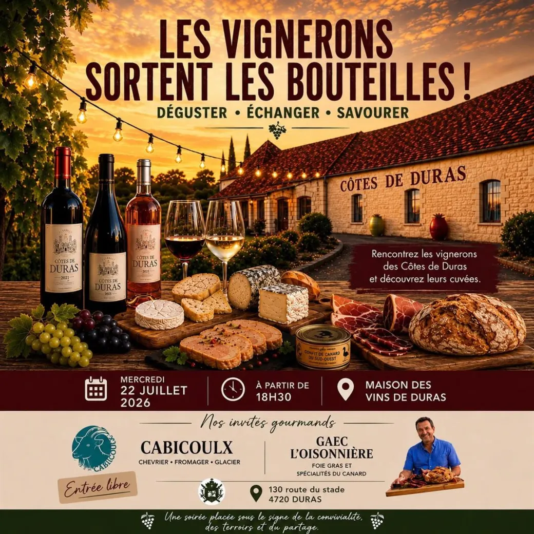 Les vignerons sortent ... - Crédit: Maison vin | CC BY-NC-ND 4.0