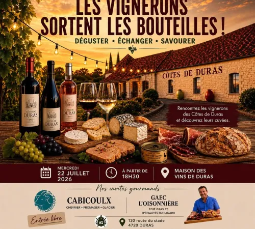 Les vignerons sortent les bouteilles