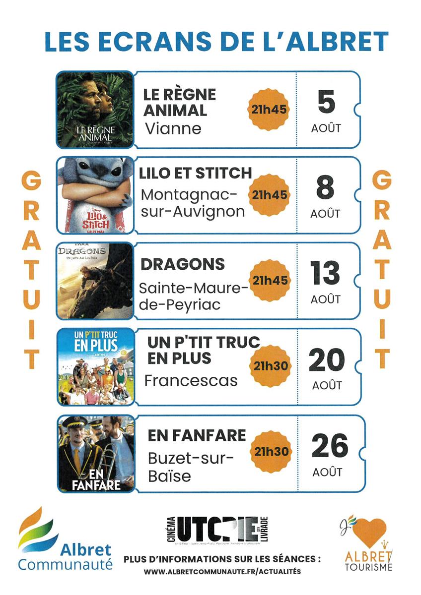 Les écrans d'Albret à ... - Crédit: Albret Communauté | CC BY-NC-ND 4.0