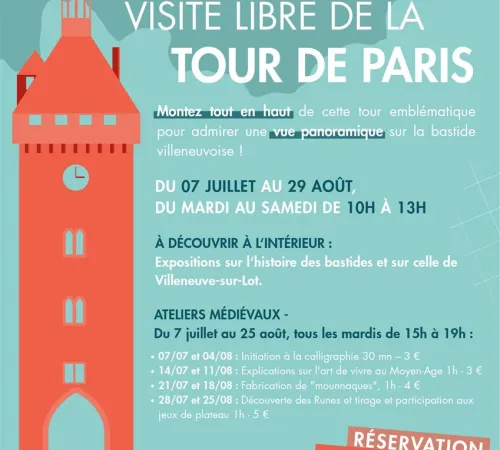Visites libres de la Tour de Paris
