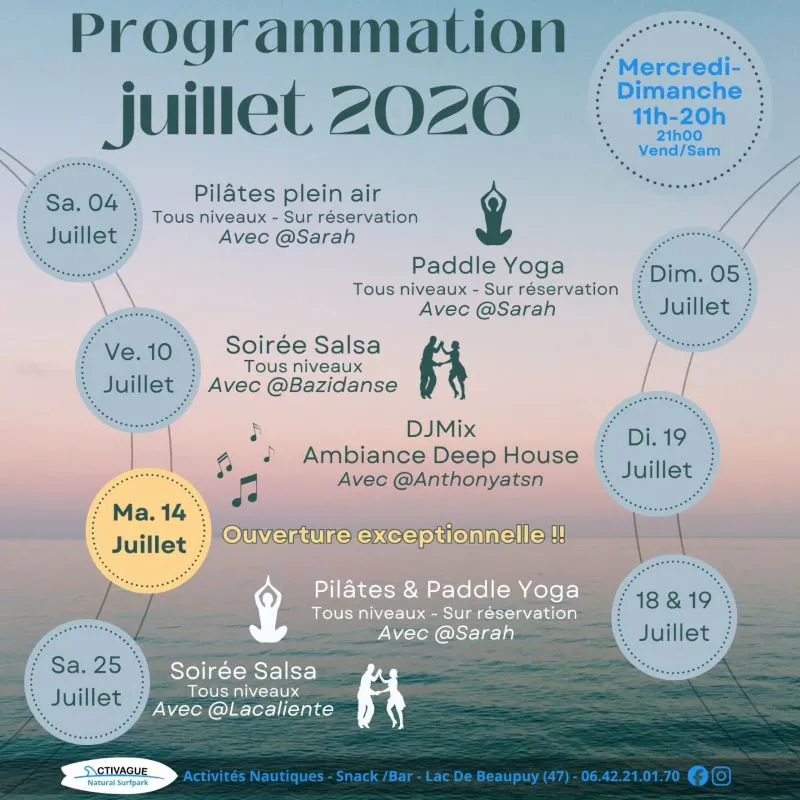 Pilâtes et Paddle Yog ... - Crédit: activague | CC BY-NC-ND 4.0