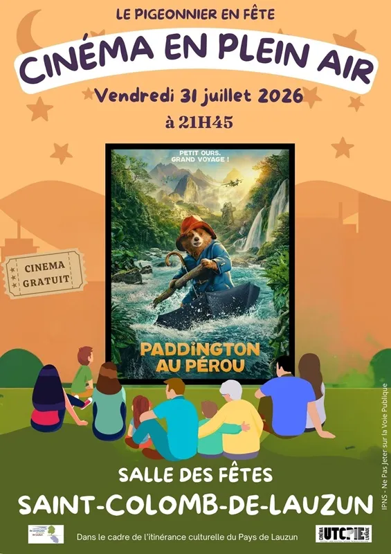 Cinéma en plein air - Crédit: ©pigeonnier en fete | CC BY-NC-ND 4.0