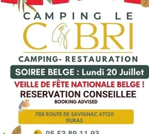 Soirée Belge au restaurant Le Cabri