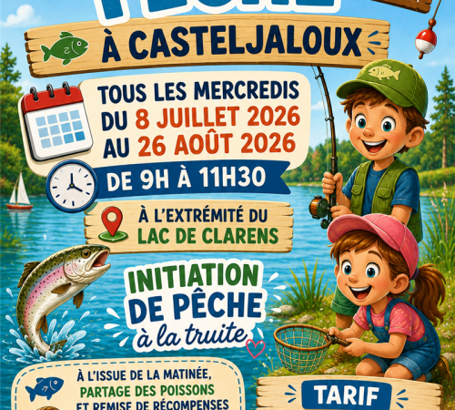 Initiation de pêche à la truite
