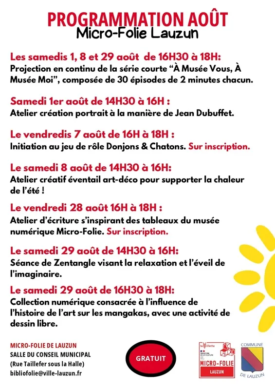 Micro-Folie : Diffusi ... - Crédit: ©micro-folie-lauzun | CC BY-NC-ND 4.0