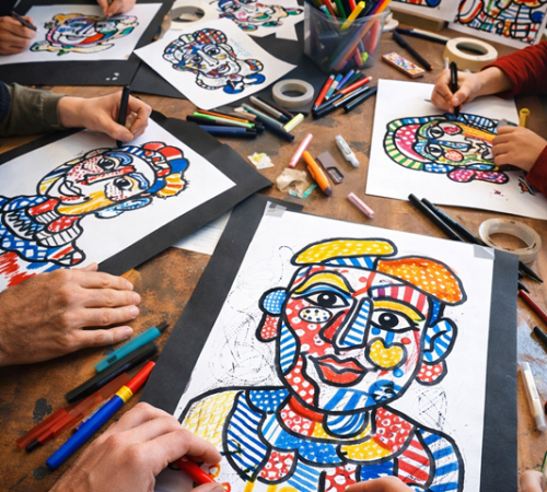 Micro-Folie : Atelier création portrait
