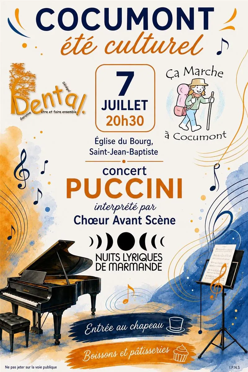 Concert PUCCINI par C ... - Crédit: choeur avant scène | CC BY-NC-ND 4.0