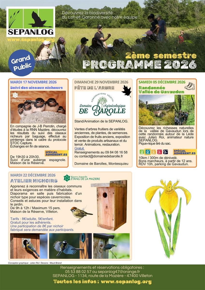 Atelier nichoirs à la ... - Crédit: SEPANLOG | CC BY-NC-ND 4.0