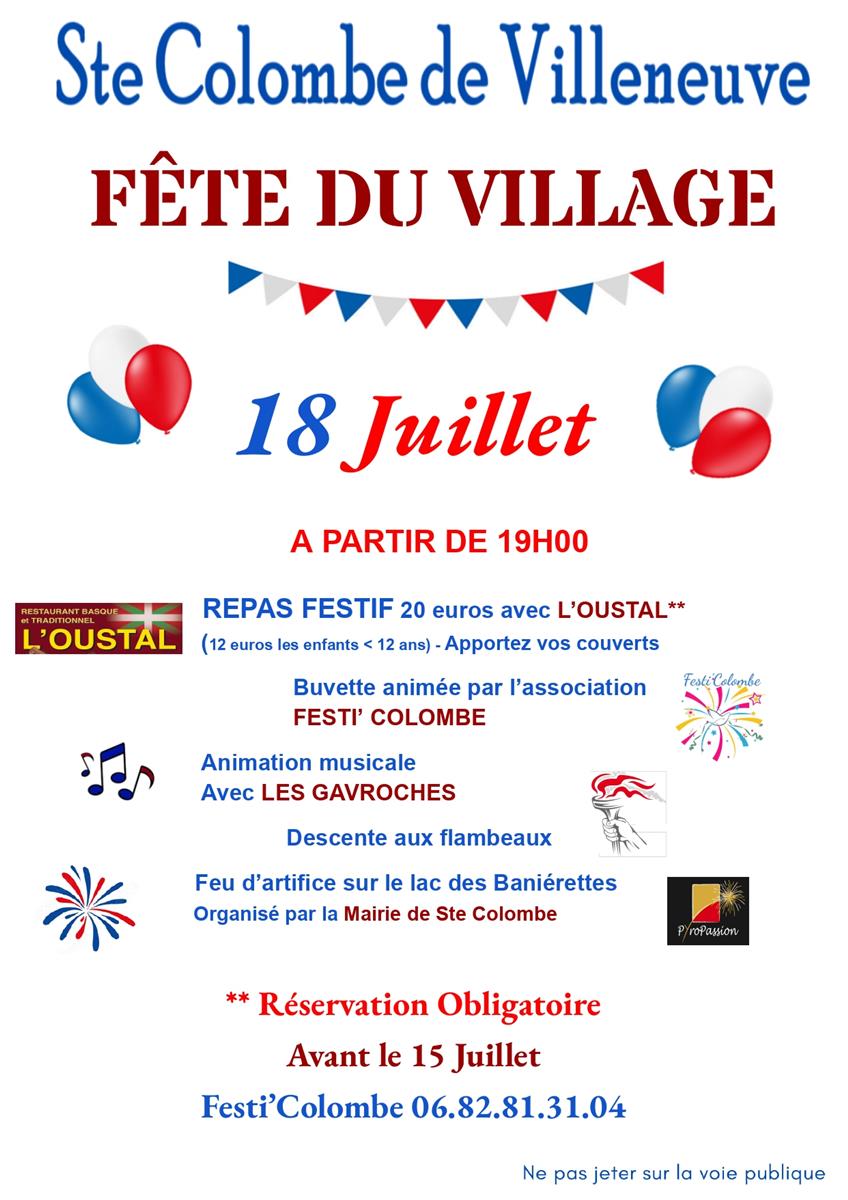 Fête au village de Sa ... - Crédit: ©Association Festi'Colombe | CC BY-NC-ND 4.0