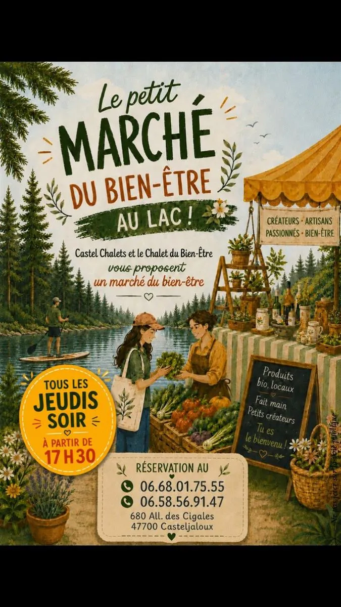 Le petit marché du bi ... - Crédit: Le chalet du bien-être | CC BY-NC-ND 4.0