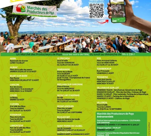 Marché de Producteurs à Buzet-sur-Baïse