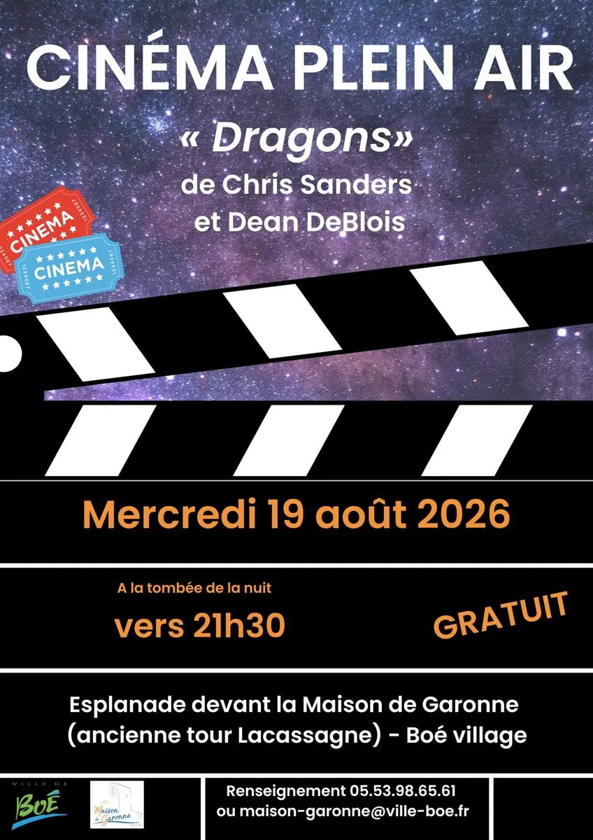 Cinéma en plein air - Crédit: Maison de Garonne | CC BY-NC-ND 4.0