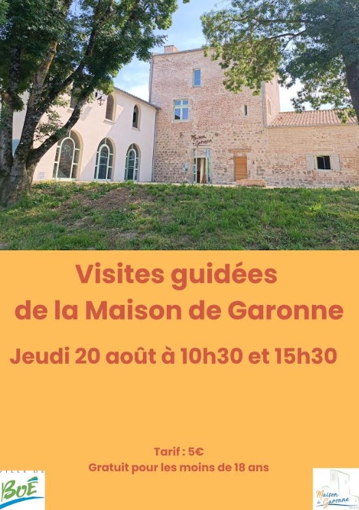 Visite guidée de la M ... - Crédit: Maison de Garonne | CC BY-NC-ND 4.0