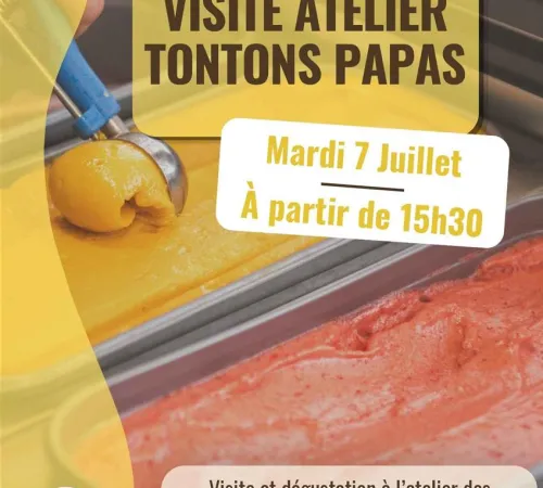 Visite de l'atelier des Tontons Papas