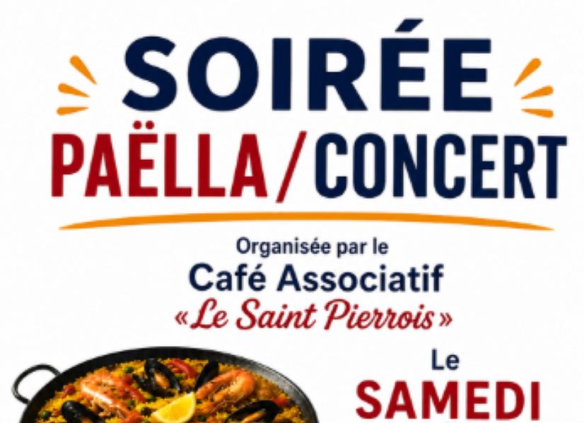 Soirée paëlla concert - Crédit: Café associatif | CC BY-NC-ND 4.0