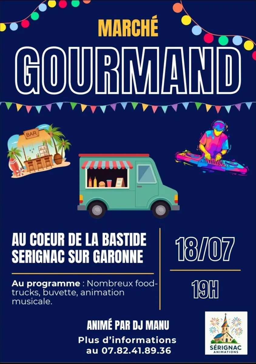Marché gourmand - Crédit: @serignacanimations | CC BY-NC-ND 4.0