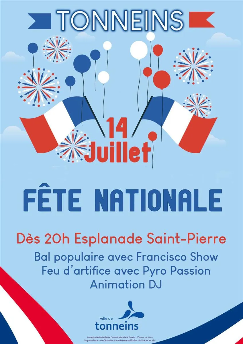 Fête Nationale du 14 ... - Crédit: Ville de Tonneins | CC BY-NC-ND 4.0