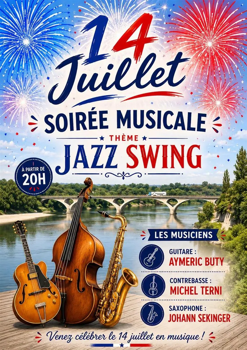 Soirée Jazz Swing au ... - Crédit: côté Garonne | CC BY-NC-ND 4.0