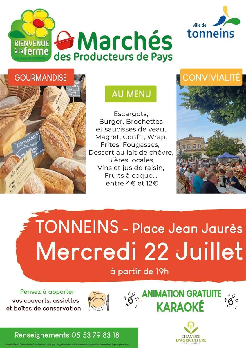 Marché des Producteur ... - Crédit: Ville de Tonneins | CC BY-NC-ND 4.0
