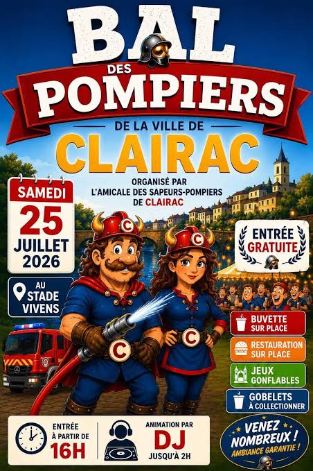 Bal des Sapeurs Pompi ... - Crédit: Amicale des sapeurs pompiers de Clairac | CC BY-NC-ND 4.0