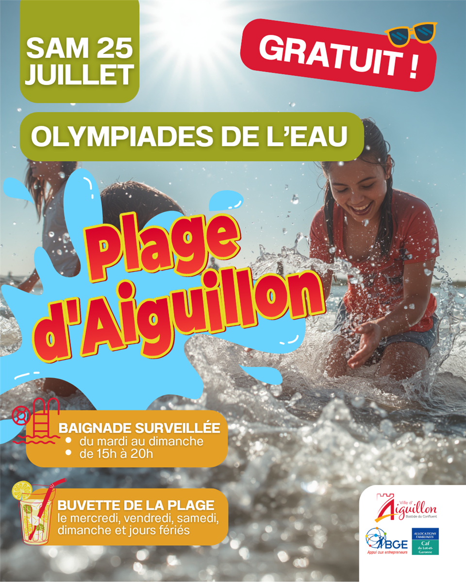 OLYMPIADES DE L'EAU A ... - Crédit: Mairie d'Aiguillon | CC BY-NC-ND 4.0