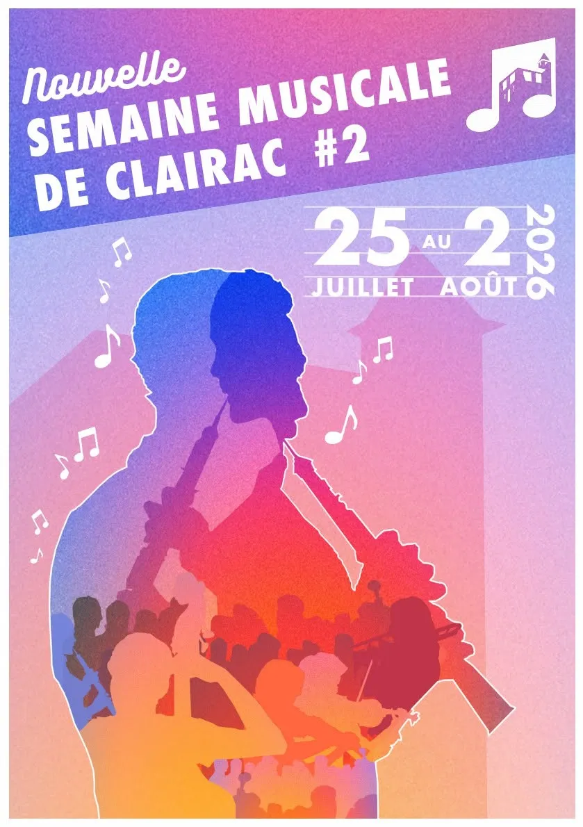 Nouvelle semaine musi ... - Crédit: Semaine musicale Clairac | CC BY-NC-ND 4.0