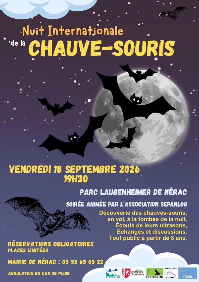 Nuit de la Chauve-Souris - Crédit: Mairie de Nérac Sepanlog | CC BY-NC-ND 4.0