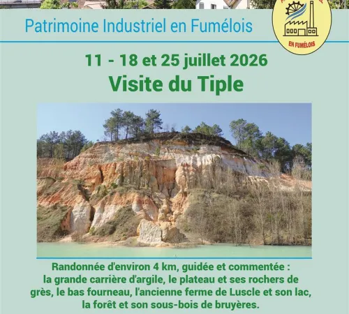 Visite de la carrière du Tiple