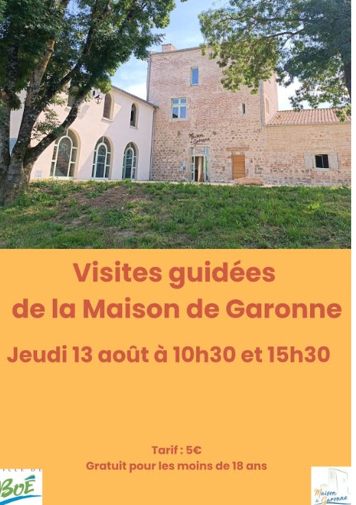 Visite guidée de la M ... - Crédit: maison de garonne | CC BY-NC-ND 4.0