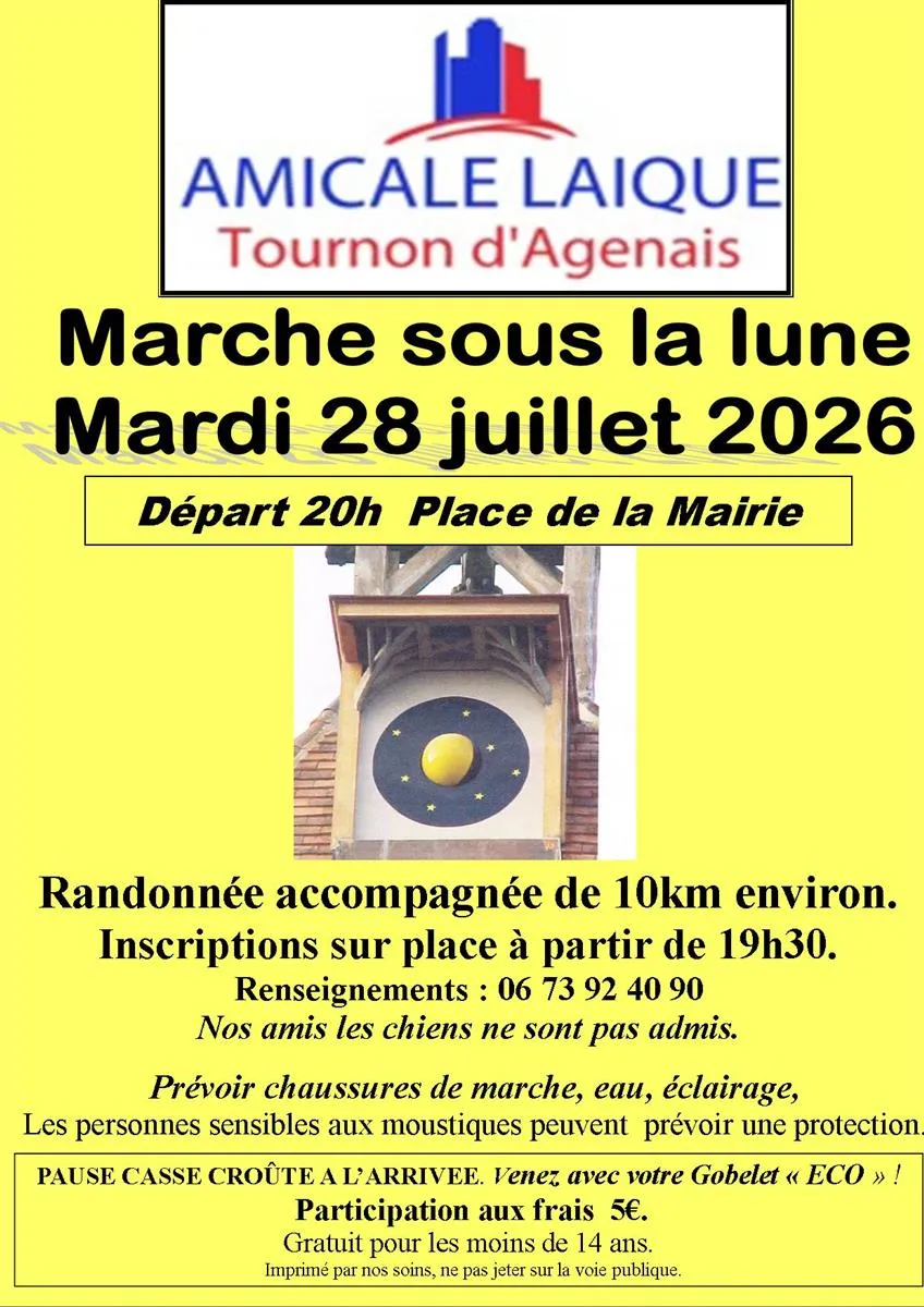 Marche sous la Lune - Crédit: Amical laique Tournon-d'Agenais | CC BY-NC-ND 4.0