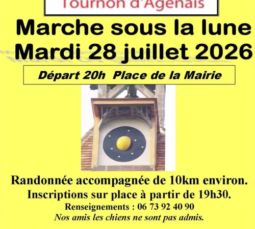Marche sous la Lune