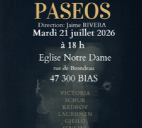 Concert ensemble vocal PASEOS