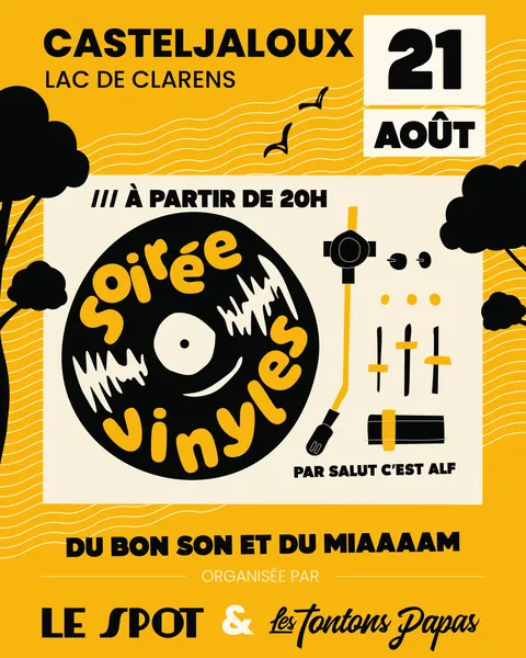 Soirée vinyles - Crédit: Le Spot et les Tontons Papas | CC BY-NC-ND 4.0