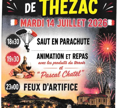 Marché gourmand de Thézac avec pascal chatel