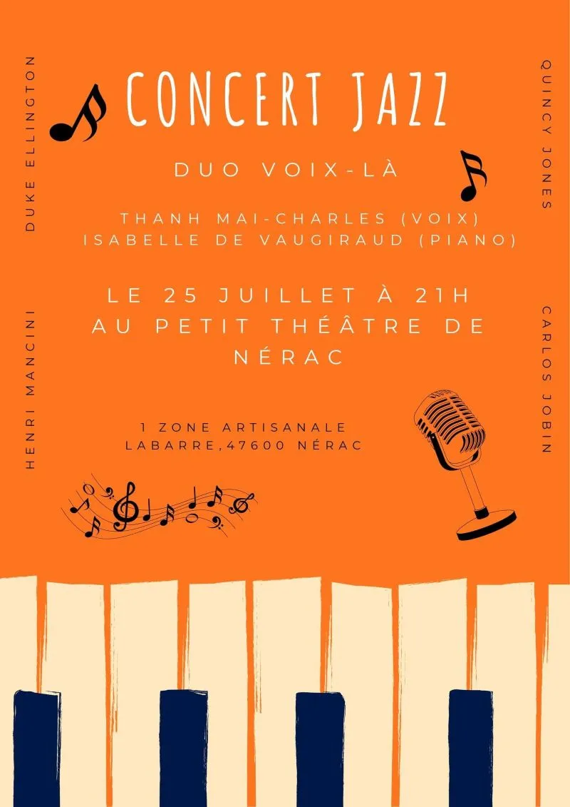 Concert Jazz Duo Voix ... - Crédit: PTDN | CC BY-NC-ND 4.0