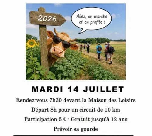 Randonnée pédestre du 14 juillet