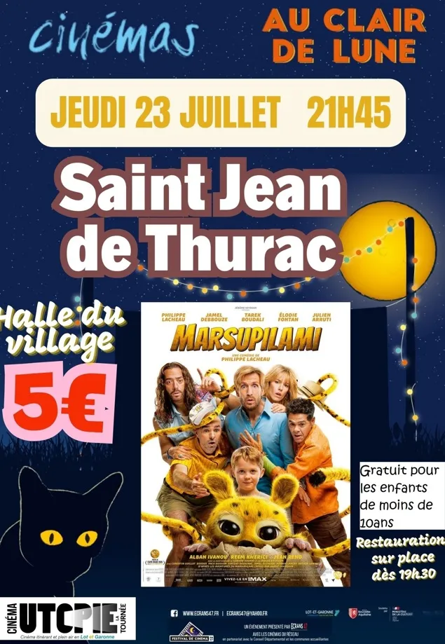 Cinéma en plein air - Crédit: Mairie Saint Jean de Thurac | CC BY-NC-ND 4.0