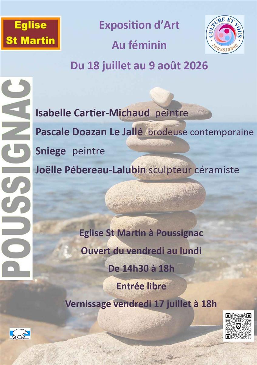 Exposition d'art Au F ... - Crédit: Culture et Vous Poussignac | CC BY-NC-ND 4.0