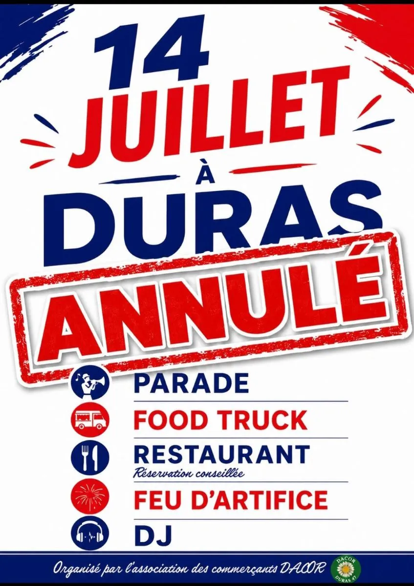 ANNULATION Fête Natio ... - Crédit: ©DACOR DURAS | CC BY-NC-ND 4.0