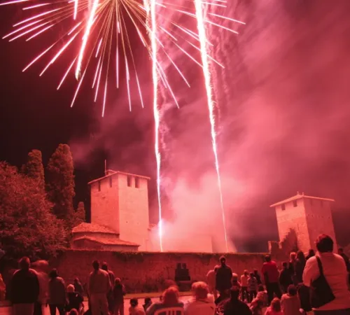 Embrasement des remparts de Vianne