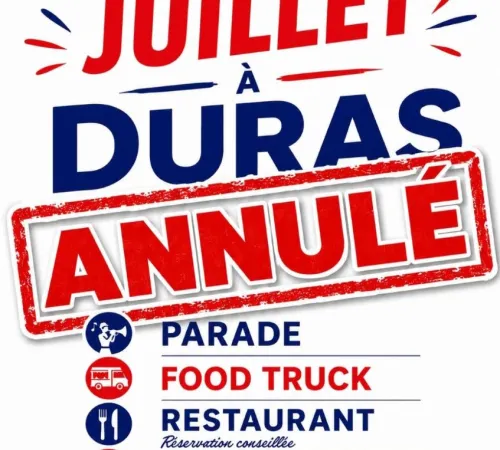 ANNULATION Fête Nationale du 14 juillet !