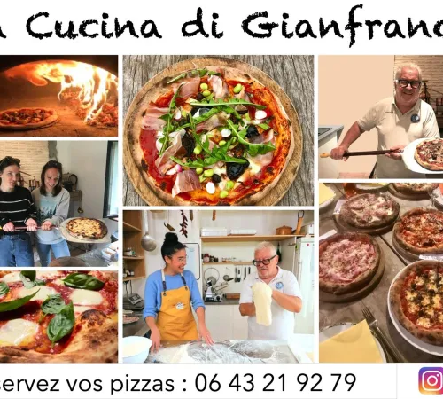 Atelier de confection de Pizzas à la Cucina di Gian Franco