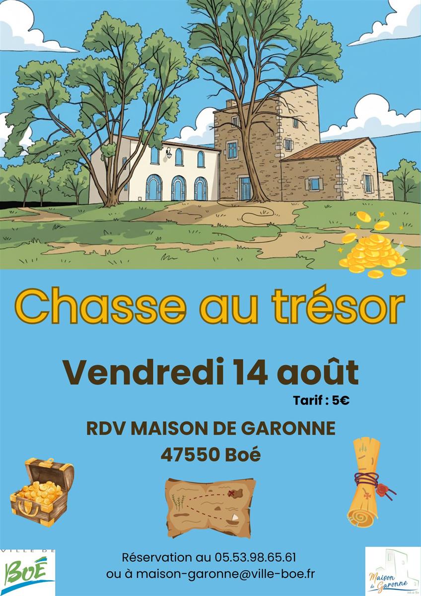 Chasse au trésor - Crédit: Maison de Garonne | CC BY-NC-ND 4.0