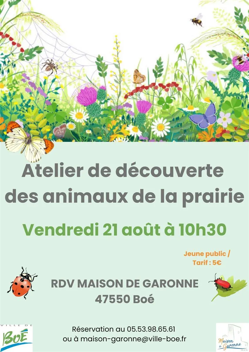 Atelier découverte de ... - Crédit: Maison de Garonne | CC BY-NC-ND 4.0