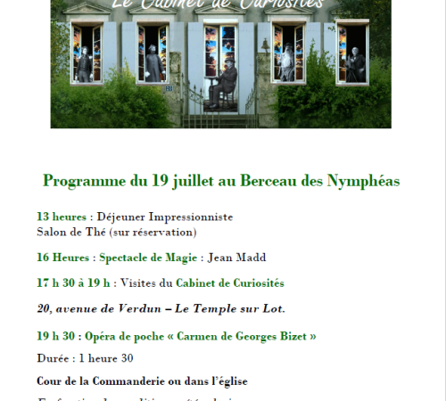 Journée Berceau des Nymphéas