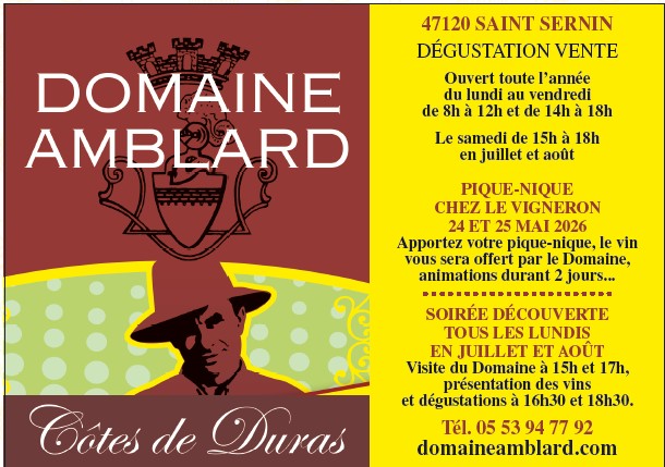 Soirée découverte au ... - Crédit: Domaine Amblard | CC BY-NC-ND 4.0