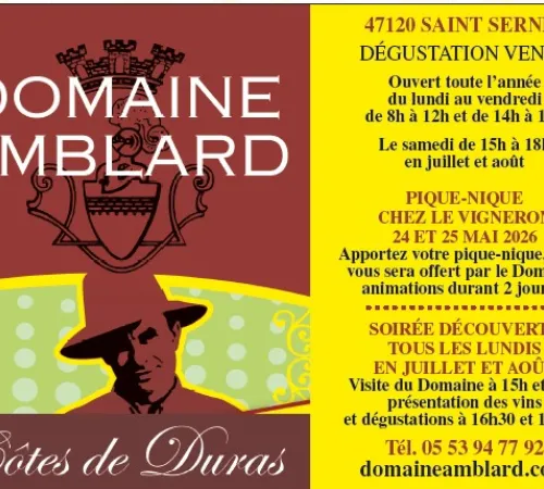 Soirée découverte au Domaine Amblard