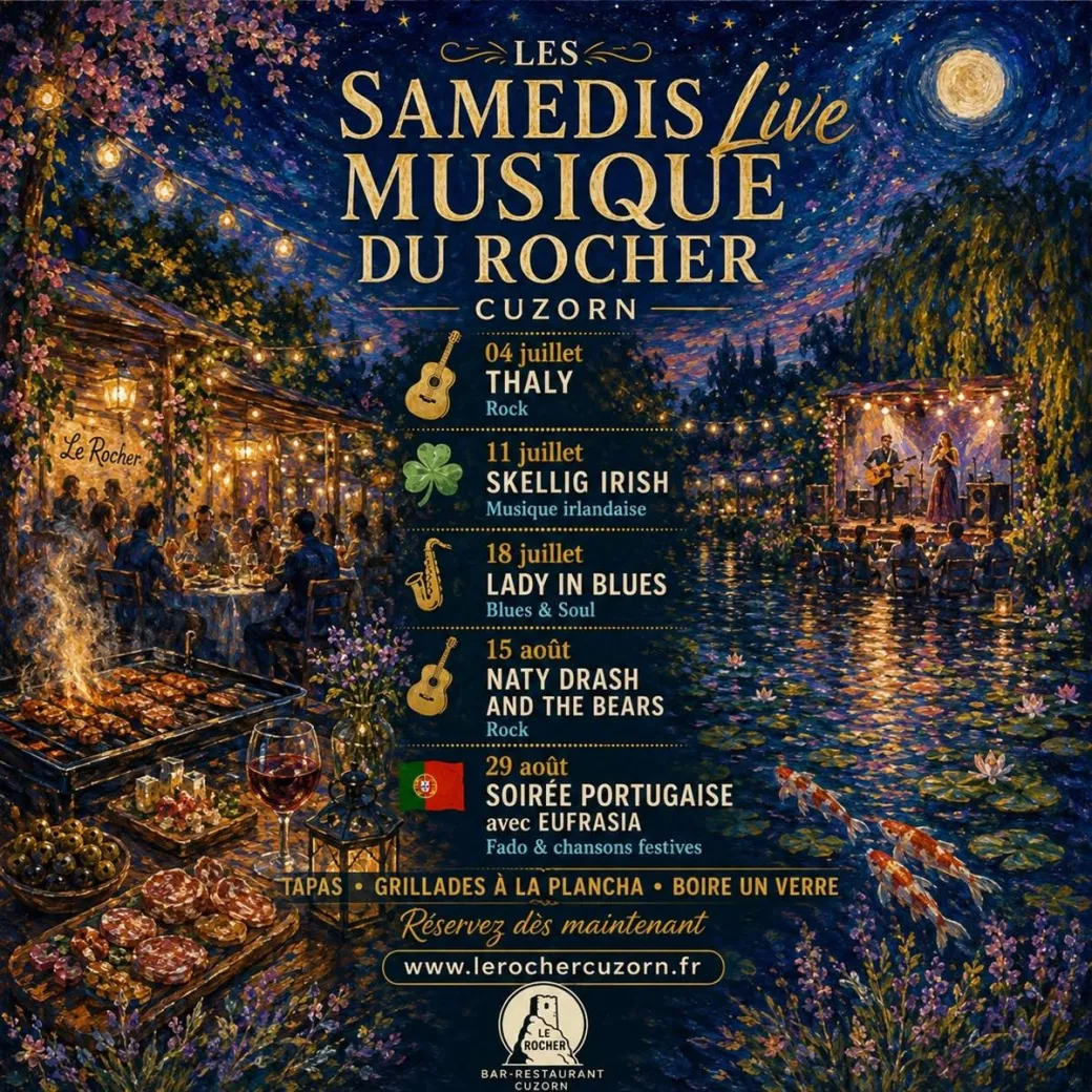 Les samedis live musi ... - Crédit: Le rocher de Cuzorn | CC BY-NC-ND 4.0